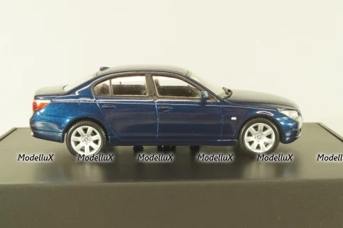 BMW 545i (E60) 2003, dark blue, 03501S, Kyosho 1:43
