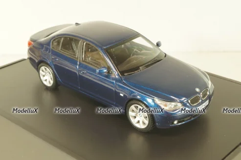 BMW 545i (E60) 2003, dark blue, 03501S, Kyosho 1:43