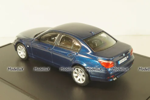 BMW 545i (E60) 2003, dark blue, 03501S, Kyosho 1:43