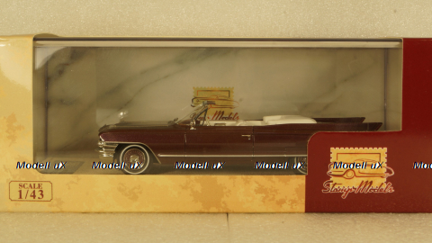 Cadillac Series 62 Convertible Open roof 1962, STM62303, Stamp models 1:43 
