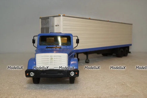 Зил-4331 седельный тягач + прицеп рефрижиратор, Киммерия 1:43