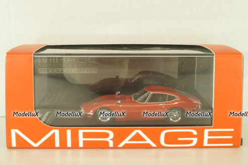 Toyota 2000GT 1967, red 8331, HPI 1:43