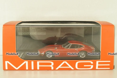Toyota 2000GT 1967, red 8331, HPI 1:43