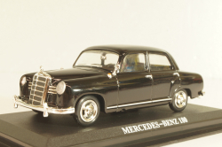 Mercedes-Benz 180 Ponton (W120) 1953, black, Del Prado 1:43 Уценка!