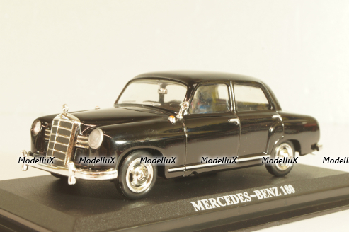 Mercedes-Benz 180 Ponton (W120) 1953, black, Del Prado 1:43 Уценка!
