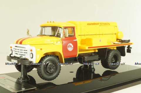 ПКС-130 Аварийная теплосеть на шасси Зил-130 1986, желтый, 113012, DiP Models 1:43