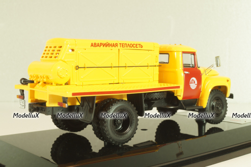 ПКС-130 Аварийная теплосеть на шасси Зил-130 1986, желтый, 113012, DiP Models 1:43