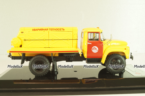ПКС-130 Аварийная теплосеть на шасси Зил-130 1986, желтый, 113012, DiP Models 1:43