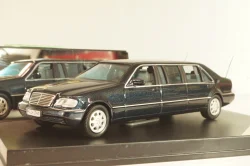 Mercedes-Benz S600L Pullman (W140) 1997 dark metallic grey, V98050, Vitesse 1:43