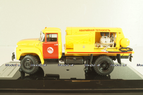ПКС-130 Аварийная теплосеть на шасси Зил-130 1986, желтый, 113012, DiP Models 1:43