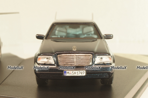 Mercedes-Benz S600L Pullman (W140) 1997 dark metallic grey, V98050, Vitesse 1:43