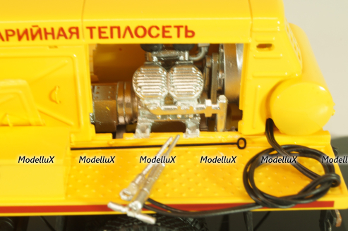 ПКС-130 Аварийная теплосеть на шасси Зил-130 1986, желтый, 113012, DiP Models 1:43