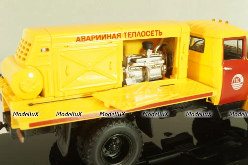 ПКС-130 Аварийная теплосеть на шасси Зил-130 1986, желтый, 113012, DiP Models 1:43
