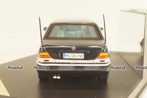 Mercedes-Benz S600L Pullman (W140) 1997 dark metallic grey, V98050, Vitesse 1:43