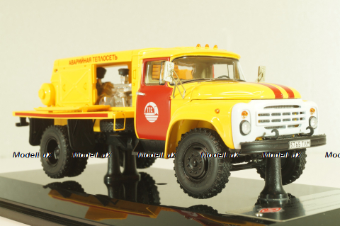 ПКС-130 Аварийная теплосеть на шасси Зил-130 1986, желтый, 113012, DiP Models 1:43