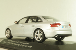 Audi A4 3.2 quattro (B8) sedan 2008, silver, 5010704113, Minichamps 1:43