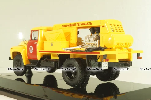 ПКС-130 Аварийная теплосеть на шасси Зил-130 1986, желтый, 113012, DiP Models 1:43