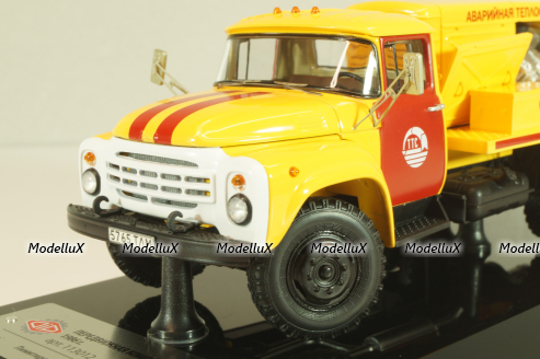ПКС-130 Аварийная теплосеть на шасси Зил-130 1986, желтый, 113012, DiP Models 1:43