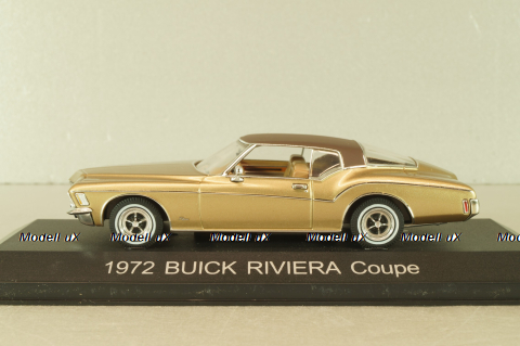 Buick Riviera Coupe 1972, gold/brown, PRD070, Premium X 1:43