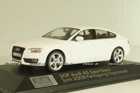 Audi A5 3.2 quattro (8T) Sportback 2009, white, 5010905013, Schuco 1:43