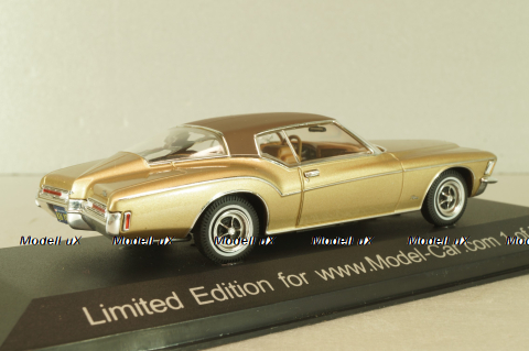 Buick Riviera Coupe 1972, gold/brown, PRD070, Premium X 1:43