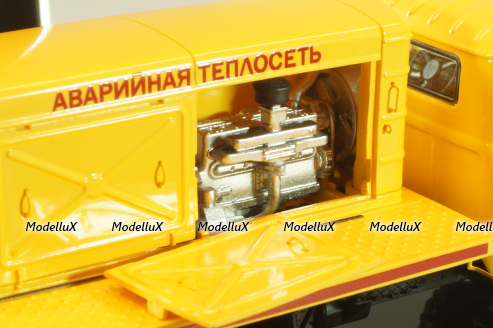 ПКС-130 Аварийная теплосеть на шасси Зил-130 1986, желтый, 113012, DiP Models 1:43