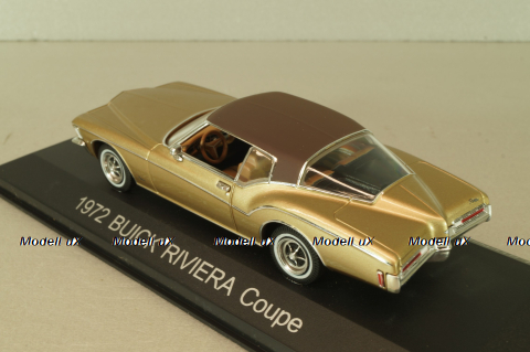 Buick Riviera Coupe 1972, gold/brown, PRD070, Premium X 1:43