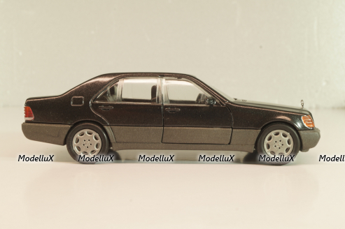Mercedes-Benz 600SEL (W140) grey, 1991, Cursor 1:43