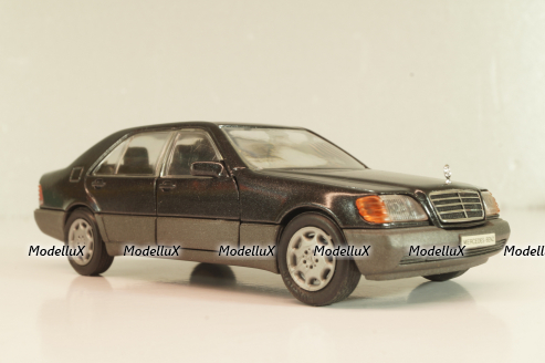 Mercedes-Benz 600SEL (W140) grey, 1991, Cursor 1:43