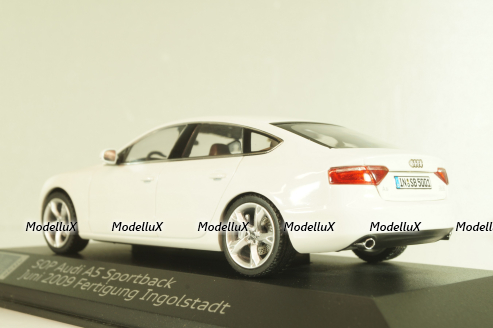 Audi A5 3.2 quattro (8T) Sportback 2009, white, 5010905013, Schuco 1:43