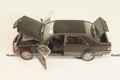 Mercedes-Benz 600SEL (W140) grey, 1991, Cursor 1:43
