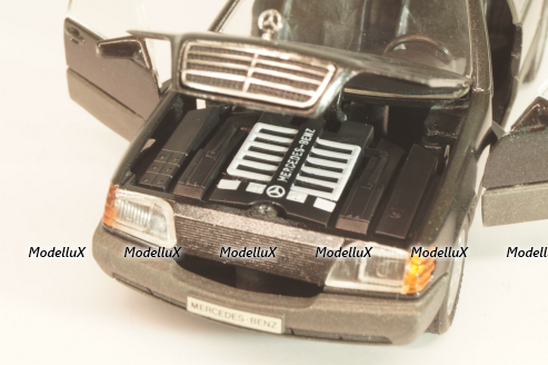 Mercedes-Benz 600SEL (W140) grey, 1991, Cursor 1:43