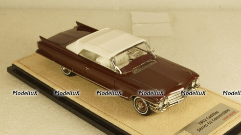 Cadillac Series 62 Convertible Closed roof 1962, STM62304, Stamp models 1:43 