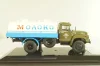 АЦПТ-4,1 автомобиль-цистерна "Молоко"  на шасси Зил-130 1986 г., хаки/берый, 113019, DiP Models 1:43