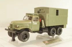 РЛС П3-А "Печора" Передвижная радиостанция на шасси Зис-151 с утеплительным чехлом, 115108, DiP Models 1:43