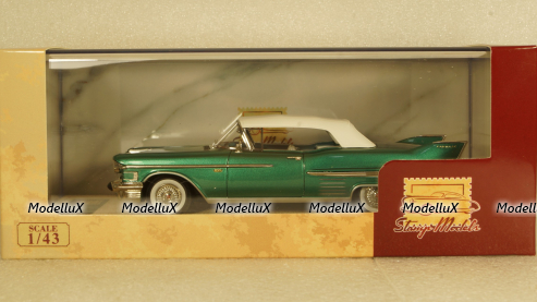 Cadillac Series 62 Convertible Open roof 1958, STM58301, Stamp models 1:43 