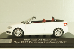 Audi A3 (8P) Cabriolet 2007, white, 5010803313, Minichamps 1:43