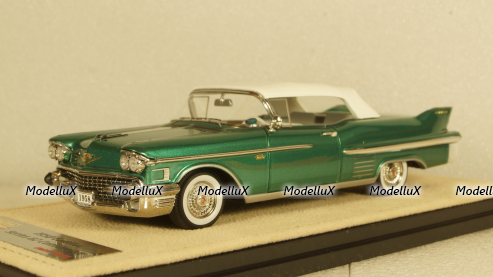 Cadillac Series 62 Convertible Open roof 1958, STM58301, Stamp models 1:43 