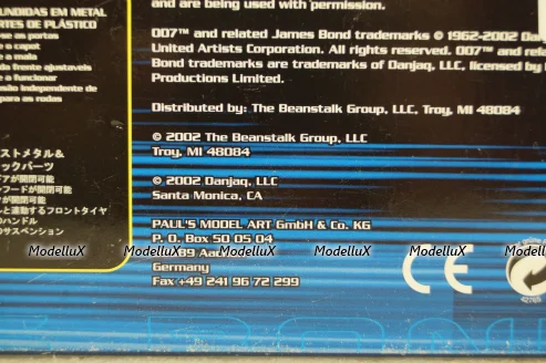 Jaguar XKR Roadster  James Bond 007 Die Another day, 33850 Joy Ride 1:18