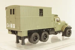 РЛС П3-А "Печора" Передвижная радиостанция на шасси Зис-151 с утеплительным чехлом, 115108, DiP Models 1:43