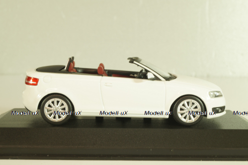 Audi A3 (8P) Cabriolet 2007, white, 5010803313, Minichamps 1:43