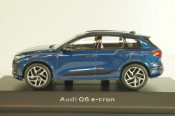 Audi Q6 E-Tron (GF) SUV 2024, blue, 5012326632, Spark 1:43