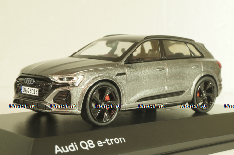 Audi Q8 E-tron (GE) SUV 2023, grey, 5012328631, Spark 1:43