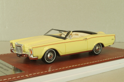 Lincoln Continental Mark III Convertible 1971, yellow, GIM011B, GIM 1:43