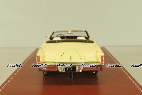 Lincoln Continental Mark III Convertible 1971, yellow, GIM011B, GIM 1:43