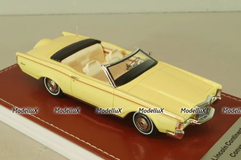 Lincoln Continental Mark III Convertible 1971, yellow, GIM011B, GIM 1:43