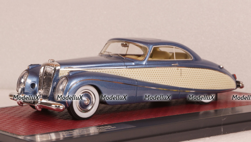 DAIMLER DE36 FHC BLUE CLOVER HOOPER 1953, Matrix 1:43
