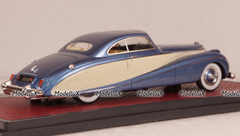 DAIMLER DE36 FHC BLUE CLOVER HOOPER 1953, Matrix 1:43