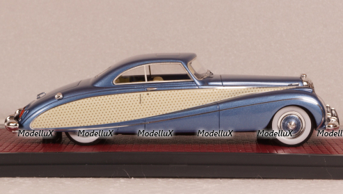 DAIMLER DE36 FHC BLUE CLOVER HOOPER 1953, Matrix 1:43
