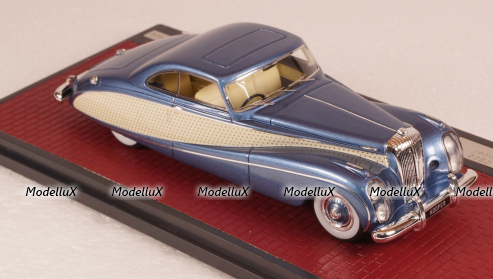 DAIMLER DE36 FHC BLUE CLOVER HOOPER 1953, Matrix 1:43